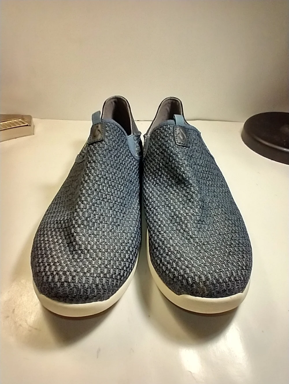 Olukai Alapa Blue Slip On Sneakers Shoes Men's sz 10.